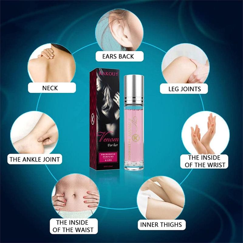 ong-lasting and Addictive Personal Roll-on Pheromone Perfume Oil Fragrance,Women Pheromone Perfume , Cologne for Women to Attract the opposite sex or Men(Pack of 2)