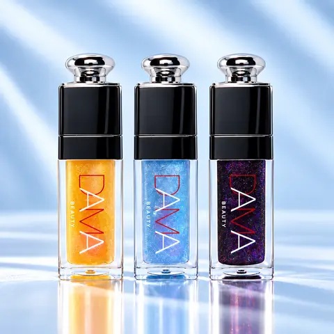 Trio Color-Changing Lip Oil - 0.33 fl oz Cruel-Free Vegan Alcohol-Free Glossy Hydrating Lip Product Makeup, Infused with Vitamin E & Shea Butter, Color Correction, Long-Lasting Care for All Skin Types