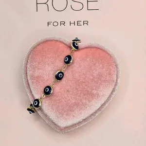 Dark Blue Turkish Eye Bracelet for Women - Protective and Spiritual Accessory