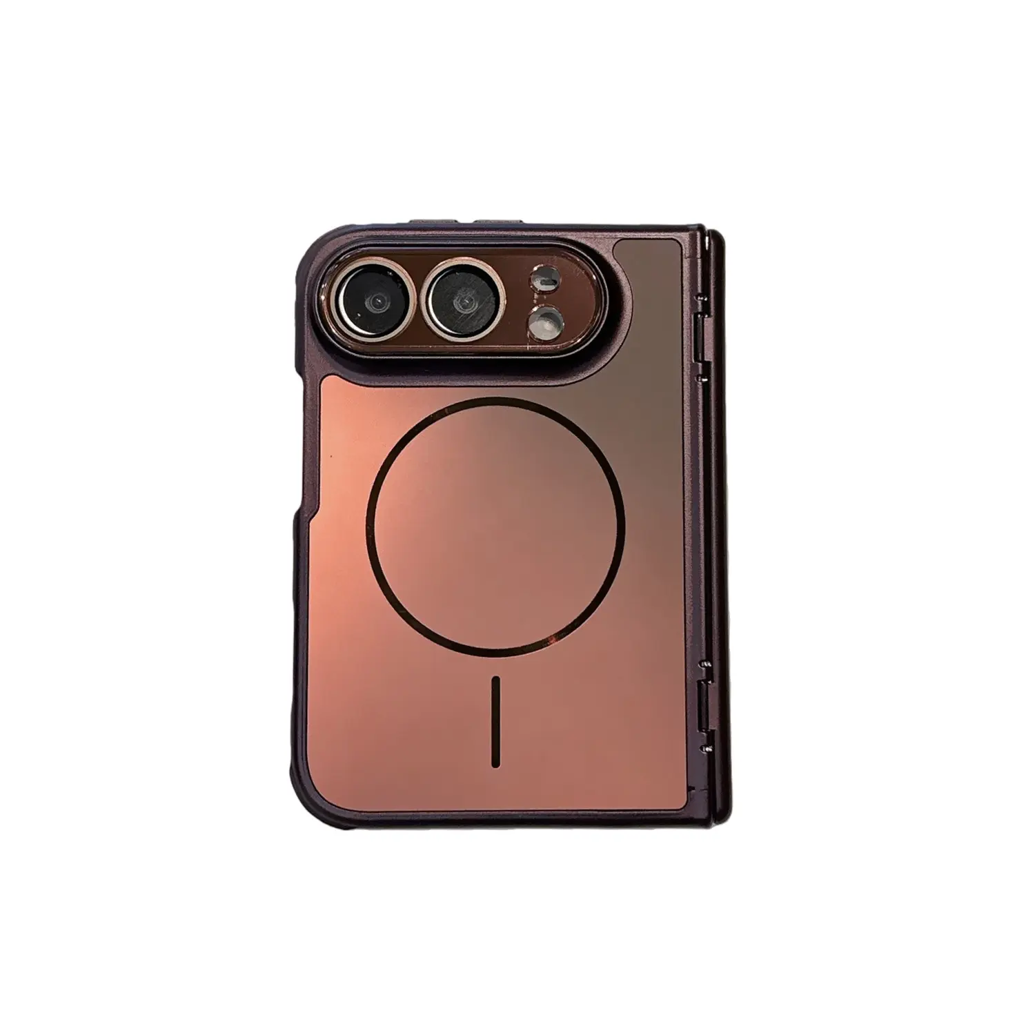 Matte AG Skin-Feel Iridescent Magnetic Phone Case, Full-Coverage for iPhone Duo & iPhone Fold Hinge Area