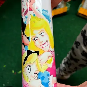 20 oz stainless steel silly princesses tumbler