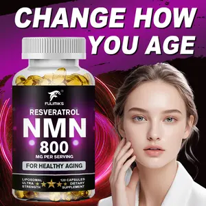 FULIMIKS NMN Complex Plus+ for Women & Men with Resveratrol, Supports Energy, Anti-Aging, Antioxidant & Cellular Health