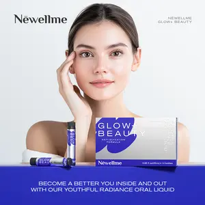 【18,000mg Collagen】NEWELLME Fruit-Flavored Anti-Glycation Oral Liquid*With Hyaluronic Acid+PQQ Reduces Sugar Absorption & Improves Skin Aging/Dullness
