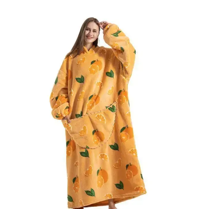 Sweatshirt Oversized Thermal Pullover Lazy Sweatshirt Extra Long Blanket Hoodie Wearable BlanketGift Sweatshirt Oversized Thermal Pullover Lazy Sweatshirt Extra Long Blanket Hoodie Wearable BlanketGift