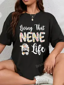 100% Cotton Nene Grandma Life Nene Grandmother T-Shirt