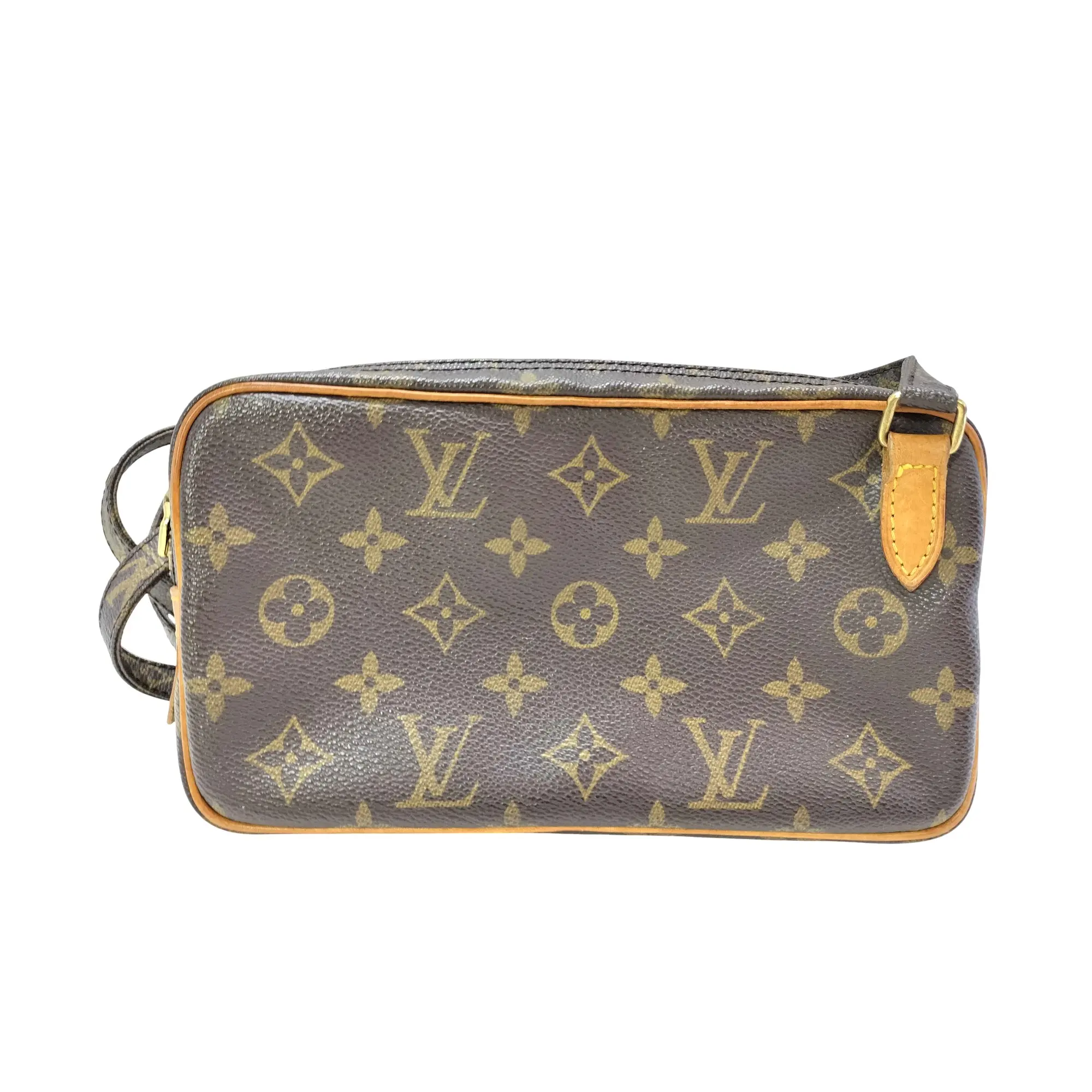 Pre-owned Louis Vuitton canvas Shoulder Bags Monogram Pochette Marly Bandouliere Crossbody Bag SL0915 (2260004576682)