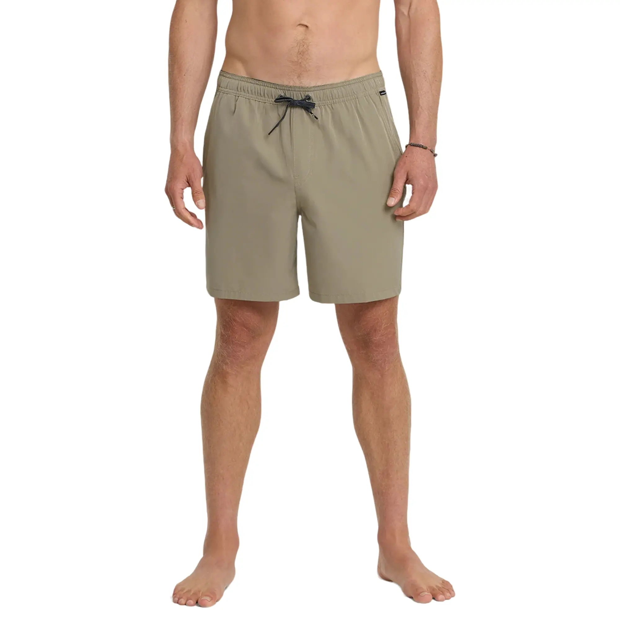 Quiksilver | Taxer Amphibian 18" Hybrid Shorts | Men's Regular Fit Recycled Materials | Everyday Wear & Casual Streetwear Beige