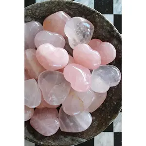 Pebble House Rose Quartz Hearts