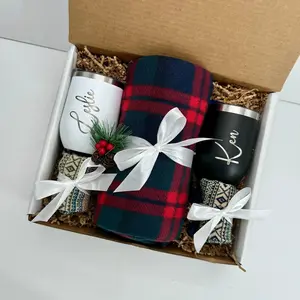Christmas Gift Set For A Couple Personalized Custom Hygge Gift For Two Happy