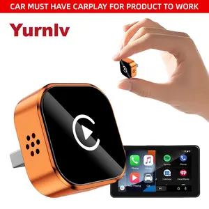 【YURNLV】S 2026 Wireless CarPlay Adapter, compatible with iPhone/Android, fast connection speed, supports hands-free calling.