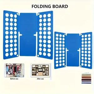 [Easy-Fold Board] Extra-Large Easy-Fold Shirt And T-Shirt Board | 70X59Cm/27.56X23.23 Inches - a Quick Folding Tool for Home And Travel