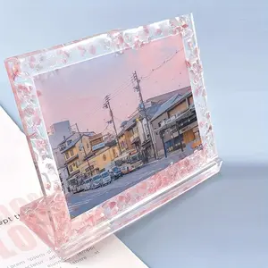 1pc DIY Silicone Photo Frame Mold Sturdy Frame Design - Create Stunning Transparent Picture Holders for Home Decor with Resin Epoxy Casting Kit - Easy Craft Making Supplies for Personalized Gifts