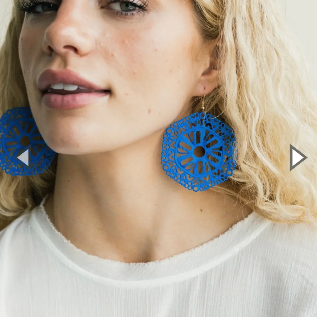 Royal blue earrings