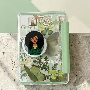 Daria’s Kindle Grip, Melanin Girl With Book Phone Grip, Magnetic Phone Grip for Kindle & Books, Black Beauty Girl Read Books Accessory