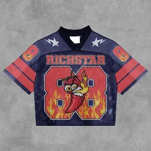 Vintage Rich Star NO.8 Graphics Blokecore Blokette Football V-neck (Purple Edition) Football V-Neck Retro Summer Trendy Baseball Jersey Shirt Gift For Him Gift For Her Birthday, Baseball Jersey Outfit, AOP Merch, Outfit for Baseball Shirt Fan
