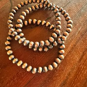 Navajo Beaded Western Bracelet Copper