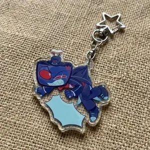 Hazbin Hotel Vox Acrylic Keychain, Vox Keychain Charm