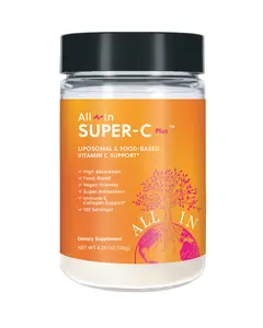 All-In Super-C Plus Liposomal Vitamin C - Food Based Vitamin C Powder Supplement