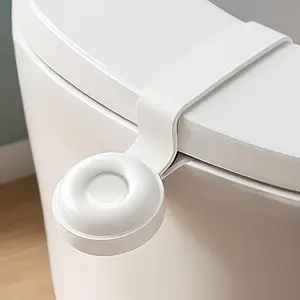Toilet Seat Handle Ergonomic Design for Effortless Lifting & Lowering Bathroom Accessory Tool 1PCS