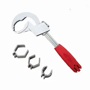 008 Multi-Purpose Basin Wrench — Aluminum Alloy Basin/Plumbing Wrench for Kitchen & Bathroom Installation and Repair