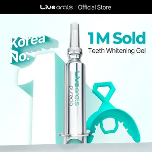Live Orals PureDia Teeth Whitening Kit - 2 Weeks Supply - 86% Whitening Effect & 7.6 Shades Improvement