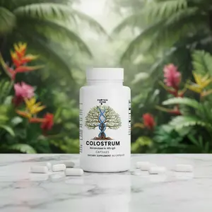 Colostrum Capsules 500mg 30% IgG for Adults Immune & Digestive Wellness 60 Capsules USA Made