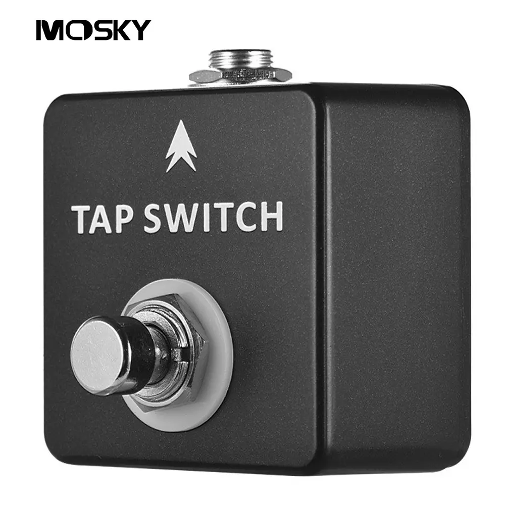 Mosky Guitar Footswitch Pedal TAP SWITCH PEDAL Single Momentary Footswitch Peda