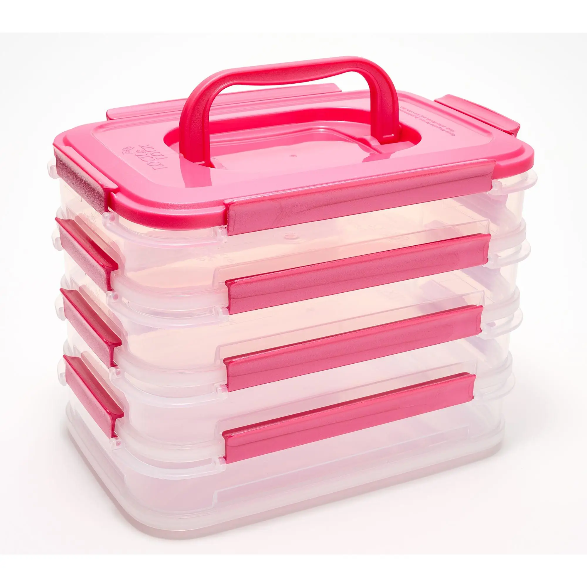 LocknLock Set of 4 Interchangeable Rectangles w/ (1) Handle Lid