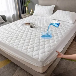 2/3‑Pack Waterproof Mattress Protector Set. Deep pockets fit 6–16 inch thick mattresses. Soft, skin‑friendly, breathable, noiseless & machine‑washable fabric. Ideal for bedrooms, guest rooms, hotels and daily use. comfort