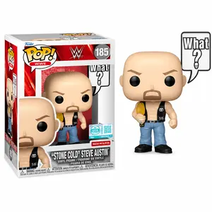WWE Stone Cold Steve Austin Funko Pop #185 Exclusive Collectible Vinyl Figure