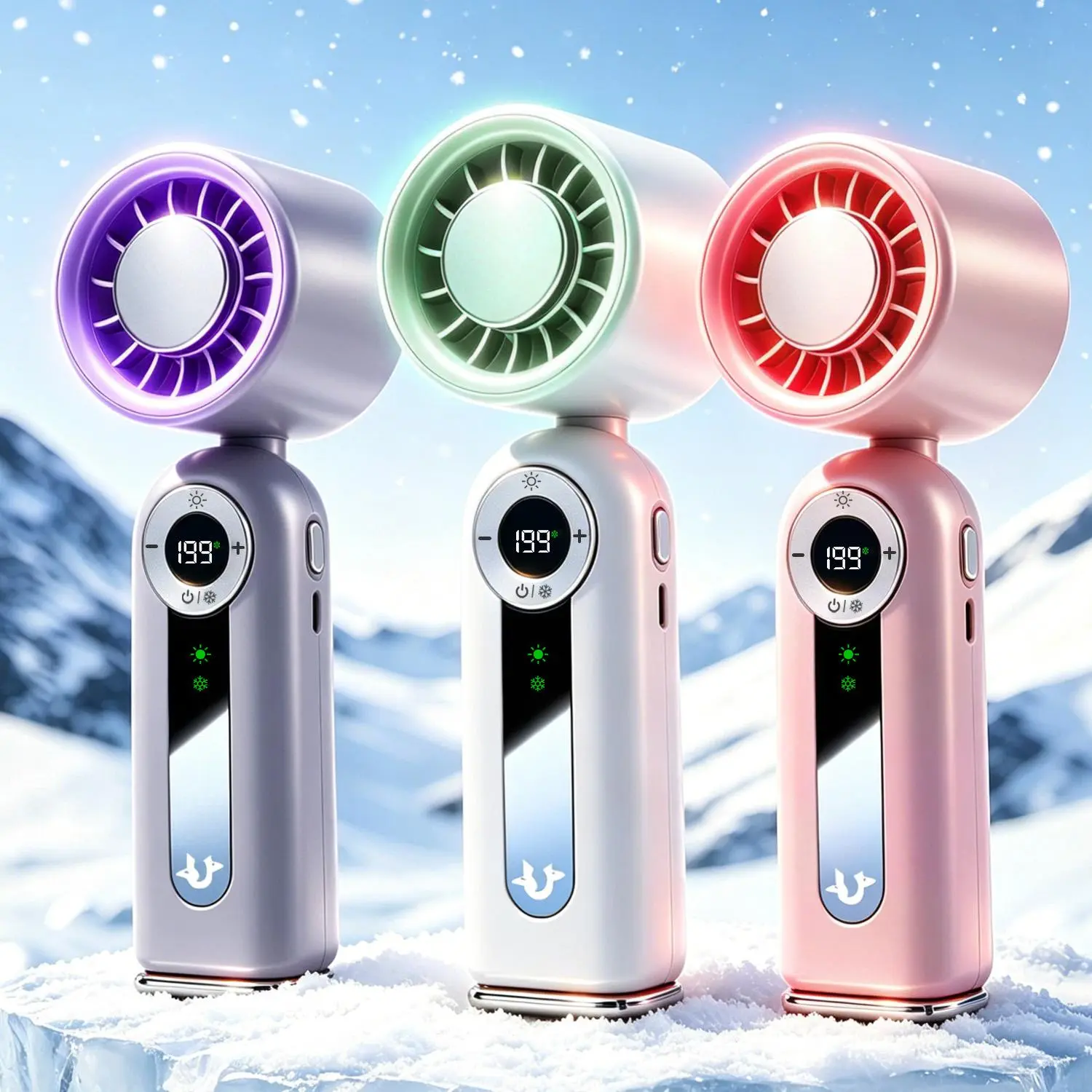Portable fan Handheld High Speed Fan 199 Adjustable Levels Foldable for Summer Travel Vacation Essentials& Outdoor Activities cool fan