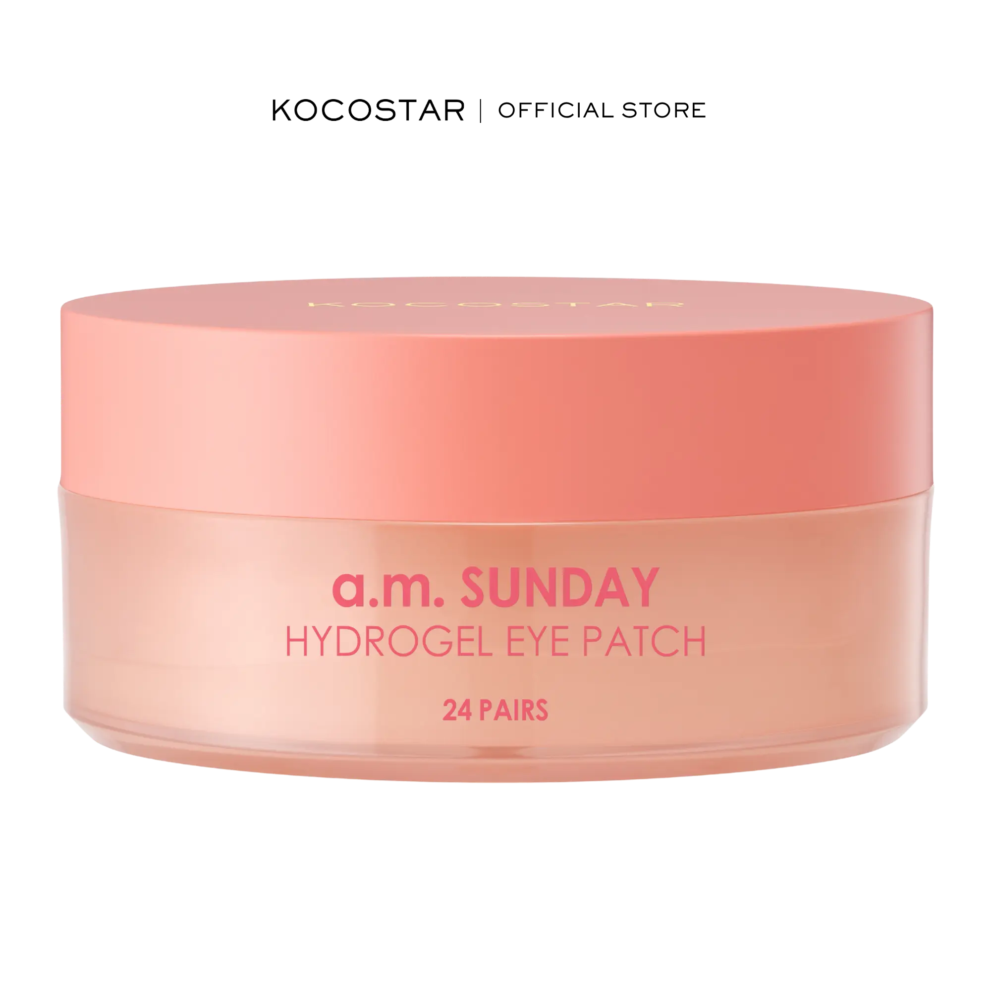 [Kocostar] a.m. Sunday Hydrogel Eye Patch Made with Norwegian Marine Collagen | Reduces Dark Circles, Puffiness, Wrinkles (48 patches)