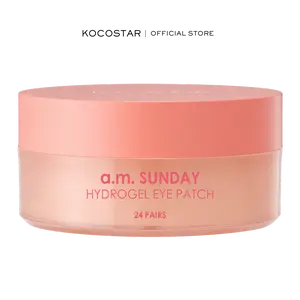 [Kocostar] a.m. Sunday Hydrogel Eye Patch Made with Norwegian Marine Collagen | Reduces Dark Circles, Puffiness, Wrinkles (48 patches)