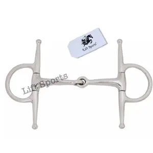 Steel Full Cheek Horse Jointed Snaffle Bit in All Sizes