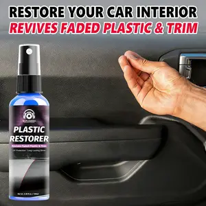 nterior leather and plastic restorer for cars, restores natural interior plastics including UV protection, presents a natural matte finish, a car interior cleaning and maintenance product that restores the bright luster of your beloved car