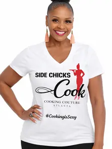 Women’s Side Chicks Cook Graphic Tee