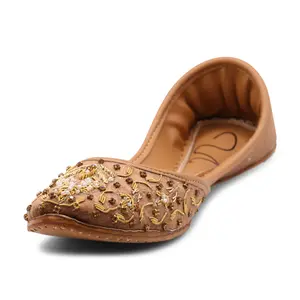 Jalwa - Brown Jutti For Women
