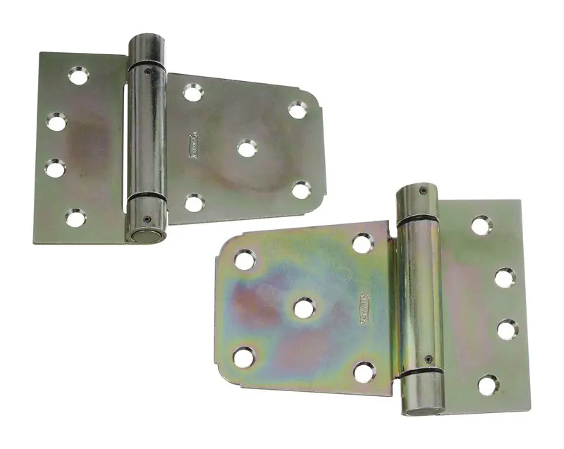 National Hardware 5001897 3.5 in. Extra Heavy Auto-Close Gate Hinge Set - Zinc Plated Steel