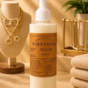Warm Vanilla Sugar Body Lotion, Hydrating Moisturizer for Daily Skin Care