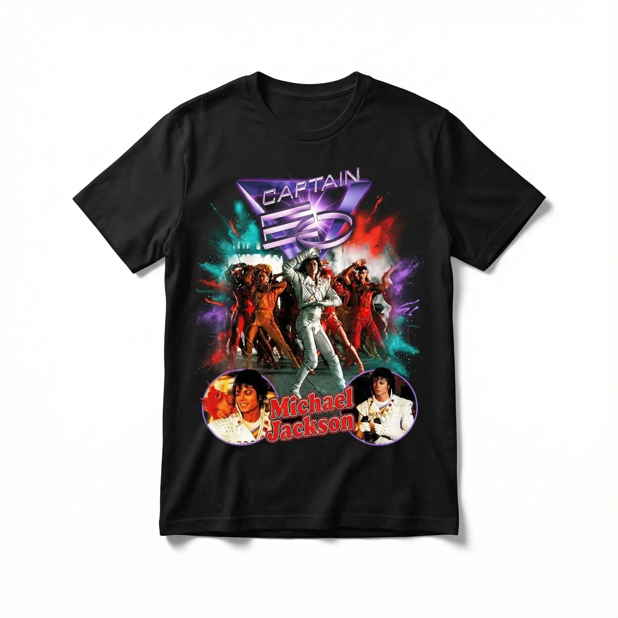 Captain EO Michael Jackson Shirt Dance Crew Tee Vintage Sci-fi 80s 