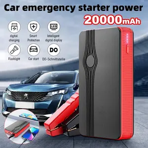 Portable Car Jump Starter 12V Car Battery Charger, Engine Starting Device Petrol Diesel Emergency Booster,Multi-Function 10000 Lumens Emergency LED Light ,Outdoor Camping,for Car Truck Motorcycle Lawn Mower Boat,mother's day