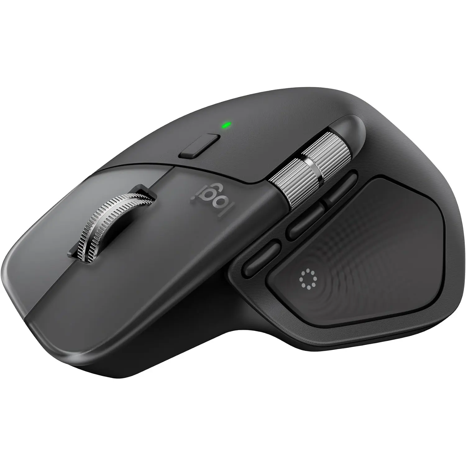 Logitech MX Master 4 for Mac Ergonomic Bluetooth Mouse with Haptic Feedback, MagSpeed Scroll, Quiet Clicks, USB-C