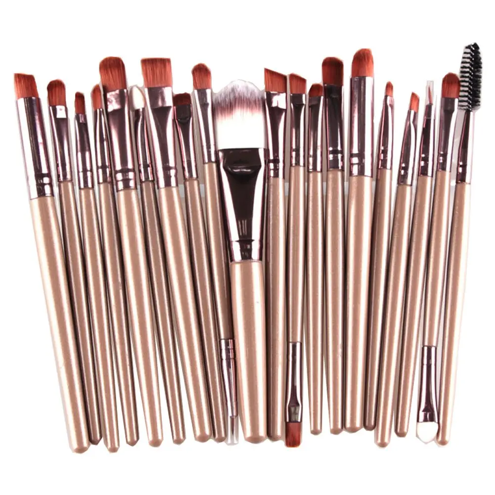 Women's 20-Piece Cosmetic Makeup Brushes Set - Eyeshadow, Lip, Makeup Blending Tools (Purple), Makeup Blending Brush