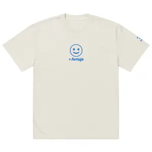 > Avrage Oversized Embroidered t-shirt