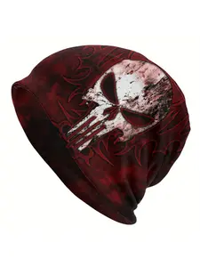 Men's Gothic Style Skull Bonnet Hats Men Skullies Beanies Novelty Hats Skull Cap