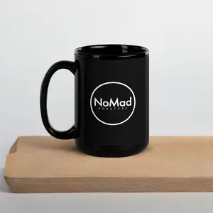 Nomad Black Glossy Mug - Ceramic Drinkware with Unique Design and Stylish Finish