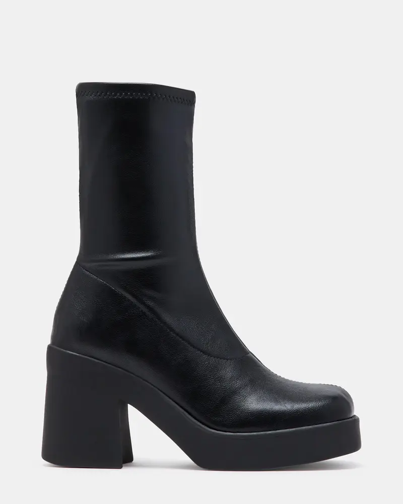 Steve Madden BOMBSHELL BLACK LEATHER - TikTok Shop display picture 3
