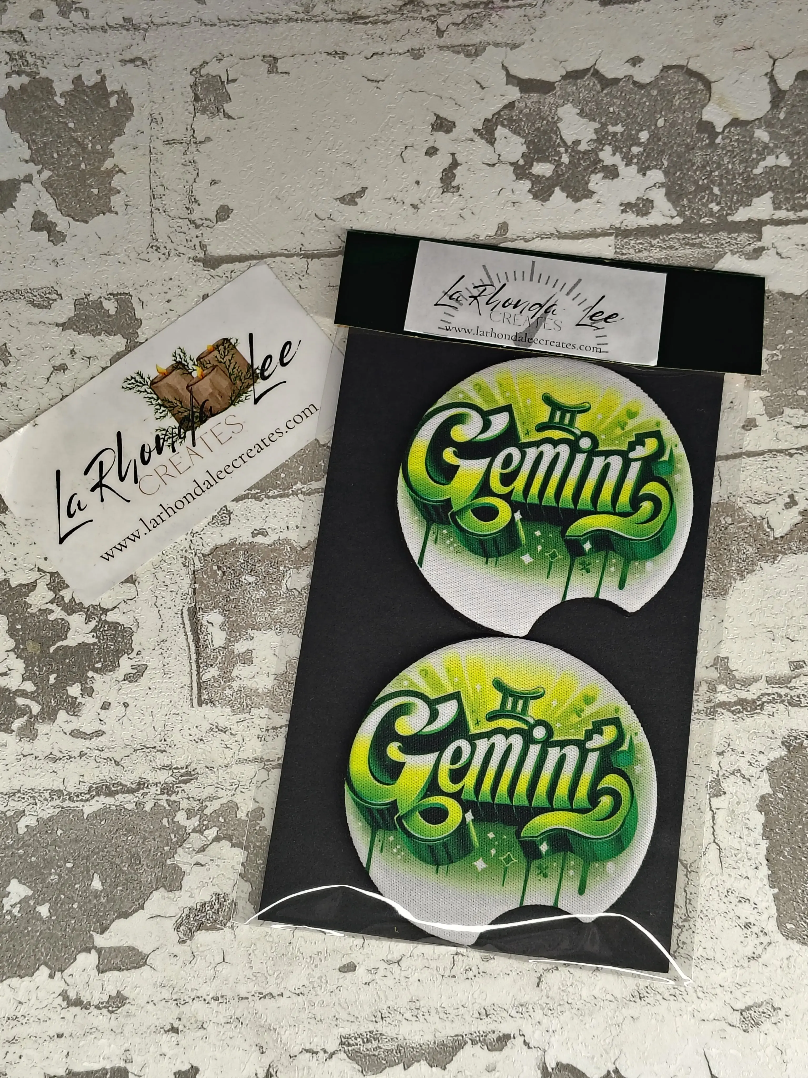 1250-Gemini Coasters 2pk