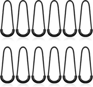 Nylon U-Shape Zipper Pulls, 12 count Heavy Duty Zipper Tags, North  Backpack Zippers Pull Replacement, Black Cord Extension for Backpack Luggage Purse