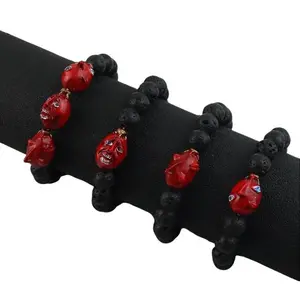 Berserk Behelit Eye Bracelet, Dark Fantasy Anime Jewelry, Gothic Inspired Chain Wristband for Cosplay & Collectors